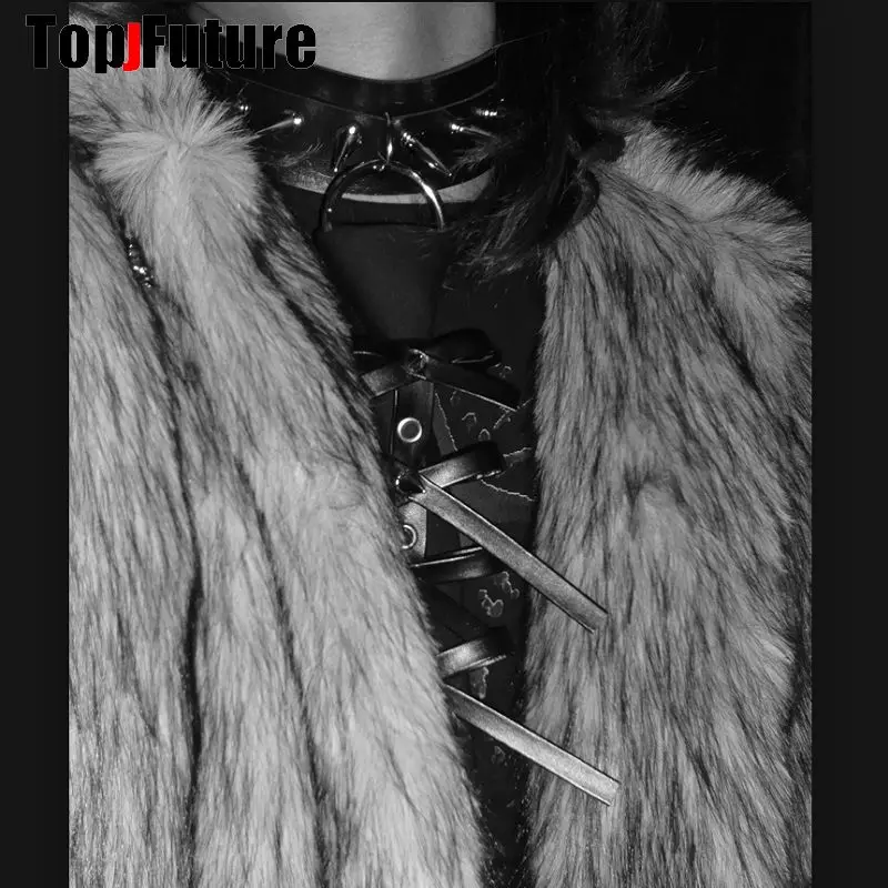 Donna Uomo Unsex Steampunk Y2K Ragazza Gotica Lolita Pigro Versatile Bello SpikeTrendy Spike JK papillon Rivetto Cravatte Pre-legato Girocollo 5