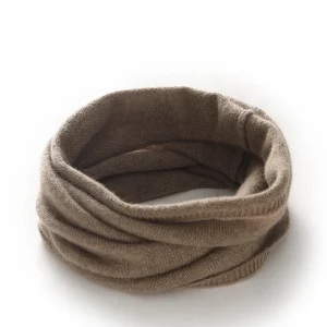 ZYCZCXX inverno morbido caldo puro sciarpa Cashmre moda donna solido tenere al caldo sciarpa femminile Casual anello sciarpe 1