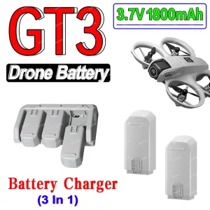 Batteria originale Drone per LSRC GT3 Dron 3.7V 1800MAh Batteria per GT3 RC Quadcopter Batteria di ricambio Parti accessorie 1