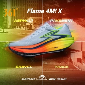361 gradi Flame 4.0 MIX scarpe da corsa da uomo piastra in carbonio da corsa maratona rimbalzo stabile scarpe da ginnastica maschili resistenti all'usura 672512204 1
