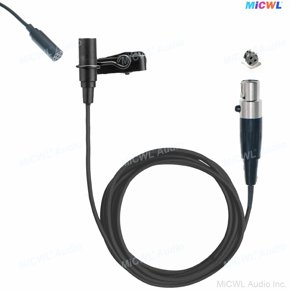 Buon microfono lavalier nero ME2 da bavero per Shure ULX SLX Sennheiser EW G3 G4 AKG Samson Audio-Technica Sony BodyPack Transmitt 5