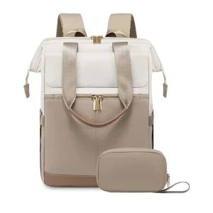 Zaino da donna casual giapponese Zaino per laptop per pendolari Zaino per studenti universitari Borsa da viaggio esterna impermeabile di grande capacità 1