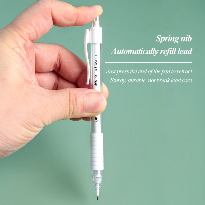Faber-Castell Matita meccanica automatica senza pressione 0,5 mm 2B/HB Disegno Design Pittura Forniture di cancelleria per ufficio scolastico 3