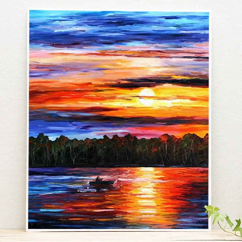 Tavola per pittura a olio su tela di cotone Pittura a olio su tela Pittura a olio Tavola per pratica per principianti Forniture per pittura a olio 6