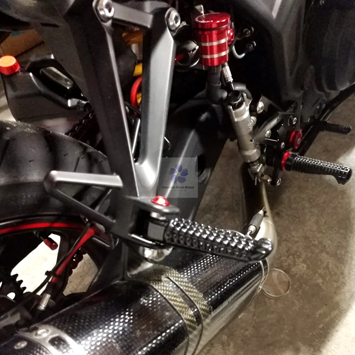 Moto anteriore pedana posteriore poggiapiedi Racing Rider accessori pedale passeggero per YAMAHA YZF R1 R1M R1S R6 R1LE VMax 1700 GP60th 6