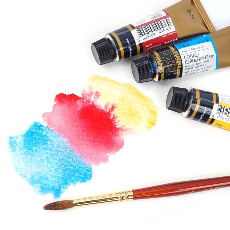 Mijello Mission Gold Water Color Series1 pianta naturale Extra Fine acquerello Piant 15ml tubi pittura artisti forniture da disegno 3