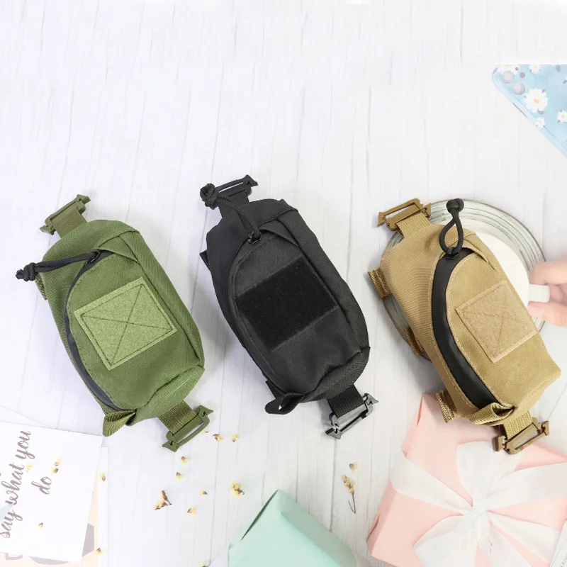 Zaino tracolla accessorio Pouch Tactical Molle Bag multifunzionale Military EDC Tool tasche piccoli Pouchs compatti 3
