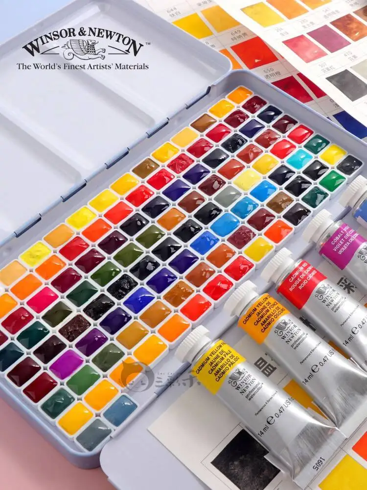 Set di colori ad acquerello Winsor & Newton Artist Grade 24 colori 36 colori 48 colori Set di acquerelli serie a colori 1