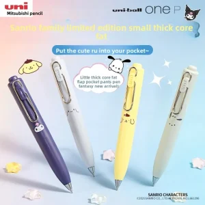 Uni Sanrio in edizione limitata UMN-SP "Koguma Core" Mini penna tascabile Uniball One Penna gel portatile in stile carino Asciugatura rapida liscia 1