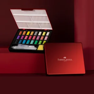 FABER CASTELL 24/36/48 colori Set di colori ad acquerello solido professionale pigmento da viaggio per la pittura 1