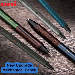 Portamine originale UNI Kurutoga con rotazione automatica 0,5 mm 360 ° Pennino ammortizzatore in resina con piombo rotante Matite automatiche Strumenti di alto valore 1