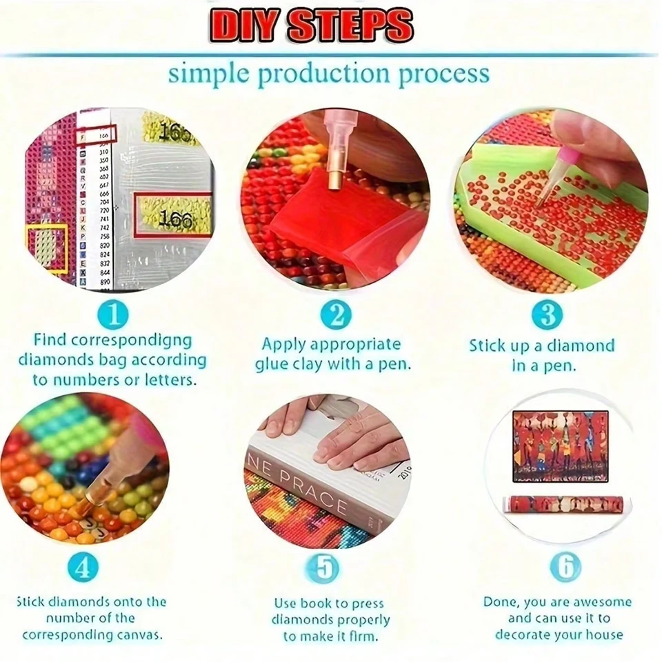 Fiori di orchidea di grandi dimensioni Pittura piena di diamanti Mosaico Diamante Arte Ricamo Vendita Kit punto croce Artigianato fai da te Decorazioni per la casa 6