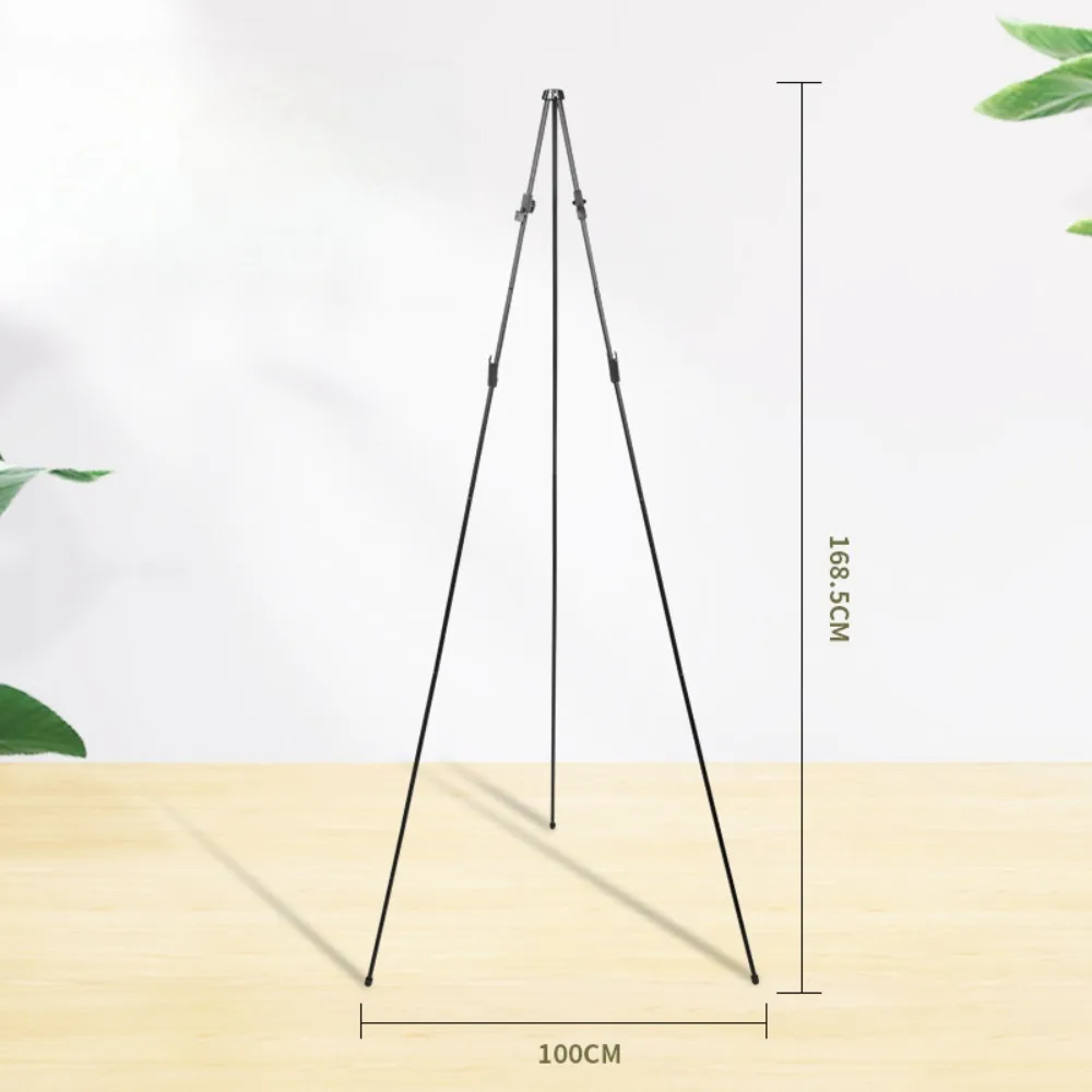 Espositore da cavalletto di base alto 66", poster da pavimento istantaneo pieghevole e portatile per le arti della pittura di visualizzazione di poster di cartelli di nozze 2