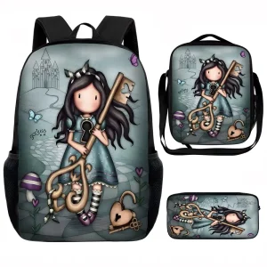 Simpatico zaino scolastico per bambini G-gorjuss, borse per il pranzo, borse per matite, borse scolastiche per ragazzi e ragazze, miglior regalo 1