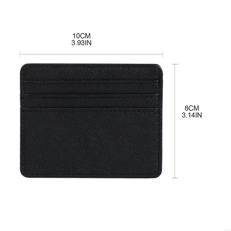 340D Titolare casuale Casual Credit Card Blocking RFID per case per uomini Women PU Leather Wallet Cards for Case Business 6