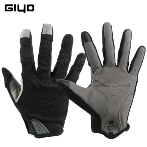 Guanti sportivi Giyo per bicicletta a dito pieno guanti lunghi da ciclismo traspiranti Bicicleta Touchscreen Road Bike guanti antiurto 1