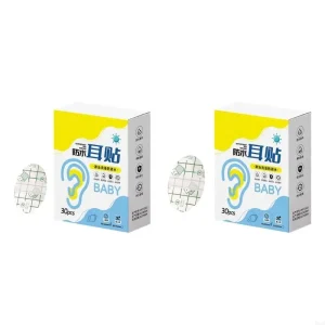 30 pezzi protezione per le orecchie del bambino, coperture adesive morbide per il bagnetto infantile, piscina, spiaggia, e 1