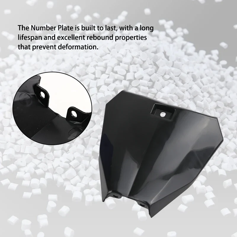 LESQUE Pit Dirt Bike Numero di targa anteriore Carta di copertura della licenza Parti per bambini 49cc Bici cinesi Off Road Motocross Enduro 5