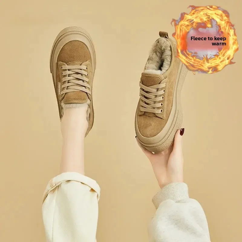 Scarpe da ginnastica in tela nera da donna Primavera Vendita calda della stagione Versatile casual High Top Traspirante Fondo spesso Innalzamento Leisur 3