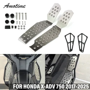 Per HONDA X ADV 750 XADV 750 XADV750 2017-2025 Pedana Moto Poggiapiedi Resto Del Piede Pad Pedale Piastra Bordo pedali 1