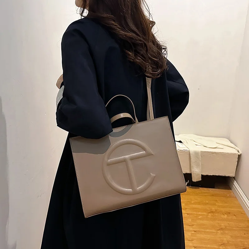 Borsa a tracolla in pelle da donna di lusso da 1 pezzo - Borsa a tracolla con tasca di sicurezza, stile designer 4