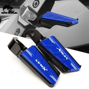 Per YAMAHA XMAX 400/300/250/125 X MAX accessori moto poggiapiedi passeggero posteriore pedane poggiapiedi X-MAX 125 250 300 400 XMAX125 1