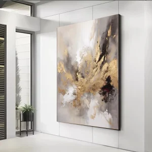 Nuovo design Verticale Pittura a olio astratta 100% Fatti a mano Famose immagini su tela Copia Blue Ocean Modern Wall Art per la decorazione domestica 1