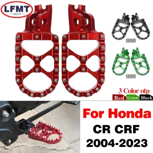 Moto CNC Pedane Poggia Pedali Pedane Per HONDA CR CRF 125 250 125R 150R 250R 250X 450R 450X 250RX 450RX 250F 250L 450L 1