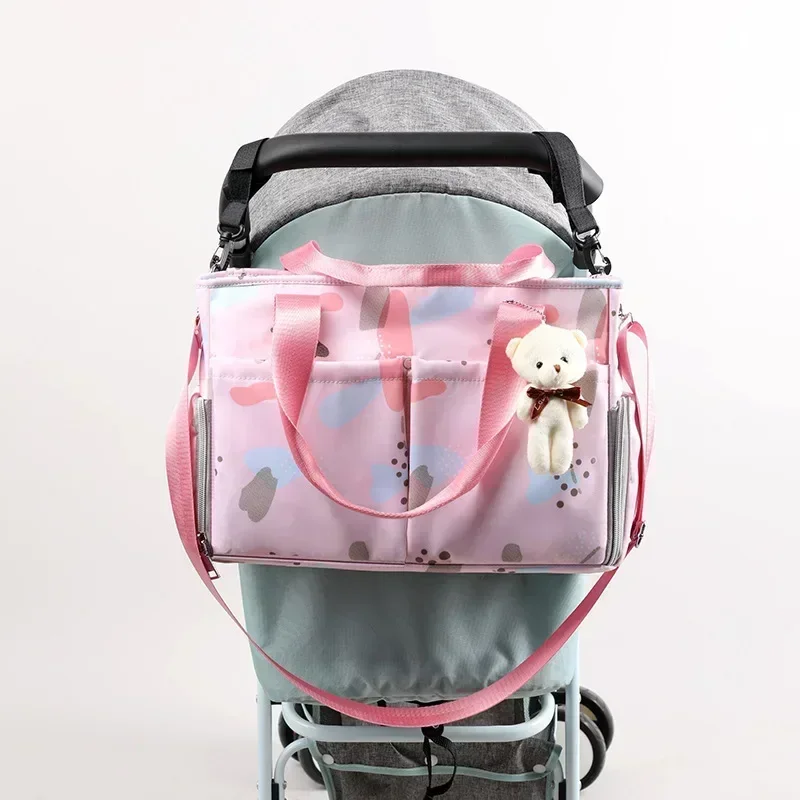 Borsa impermeabile per mamma borse per pannolini per neonati borsa per pannolini per neonati accessori per bambini borsa per passeggino borse per mamma borsa per pannolini 4