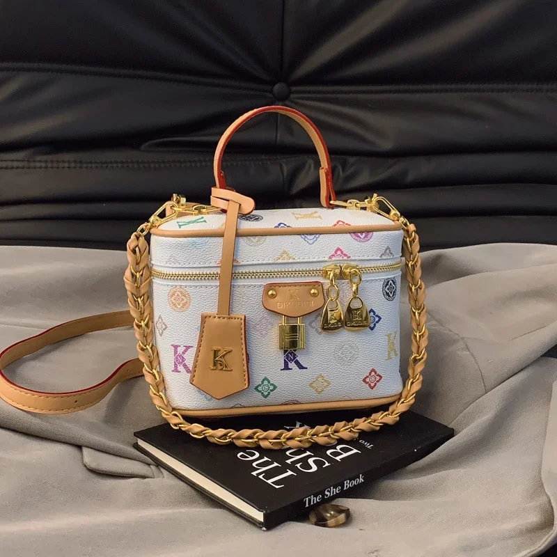 Borsa a tracolla con cerniera in pelle di nuova stilista per donna - Borsa a tracolla classica ed elegante con borsa a tracolla 2