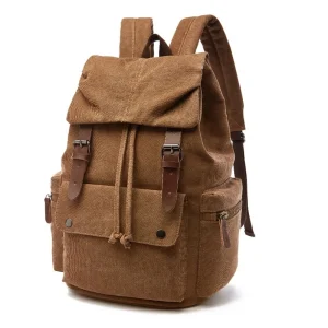 Zaino per laptop in tela vintage per uomo donna scuola Mochila Feminina moda antifurto zaini da viaggio per donna zaino da scuola 1