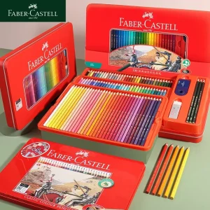 Faber-castell 36/48/72/100 Set di matite colorate professionali a base di olio Set di pennelli per colorare a mano 1