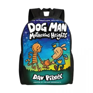 Zaini personalizzati divertenti Manga Dogmans Cartoon Zaini Donna Uomo Bookbag di base per borse da scuola universitarie 1