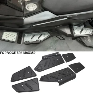 Per VOGE SR4 MAX350 MAX 350 Anteriore Posteriore Poggiapiedi Accessori Moto Poggiapiedi Pedana Passo Footpad Pedale Piastra Pedane 1