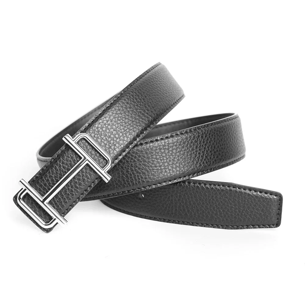 2024 Luxury Designer Pin T Buckle Belt uomo alta qualità donna vera pelle Dress Strap per Jeans cintura Western Goth 1