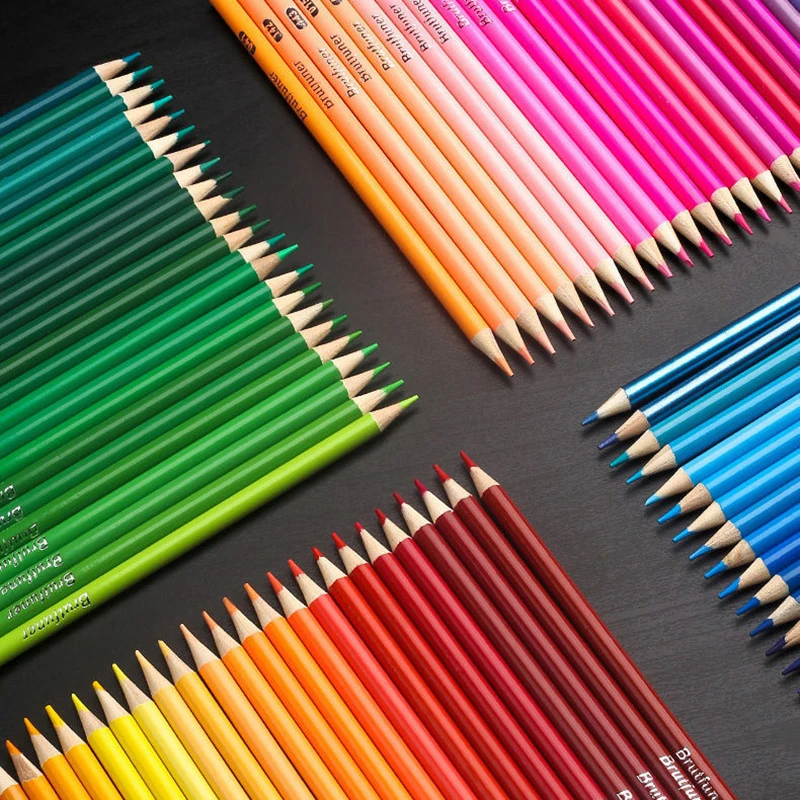 48/72/120/160 Set di matite colorate a base di olio Studente Pittura professionale Graffiti Riempimento Matita colorata Art Design Cancelleria 2