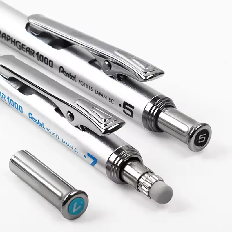 Pentel PG1000 Matita meccanica Graphgear 1000 Centro di gravità basso 0,3/0,5/0,7/0,9 mm Matita per attività Pittura Rifornimenti d'arte 6