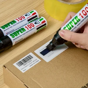 Pennarelli Jumbo, per la protezione dell'identificazione del furto d'identità, protezione del segreto e dell'indirizzo della privacy, punta a scalpello extra larga 1