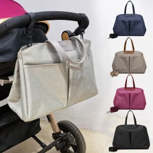 Borsa per mummia borsa a tracolla multifunzionale idrorepellente borsa per passeggino borsa per mamma di grande capacità borsa per pannolini per bambini 1