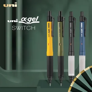 Uni A-Gel Switch Matita meccanica Hold & Kuru Toga Automatico Dual-Mode Rotante Anti-fatica lapiseira papeterie per disegnare 1
