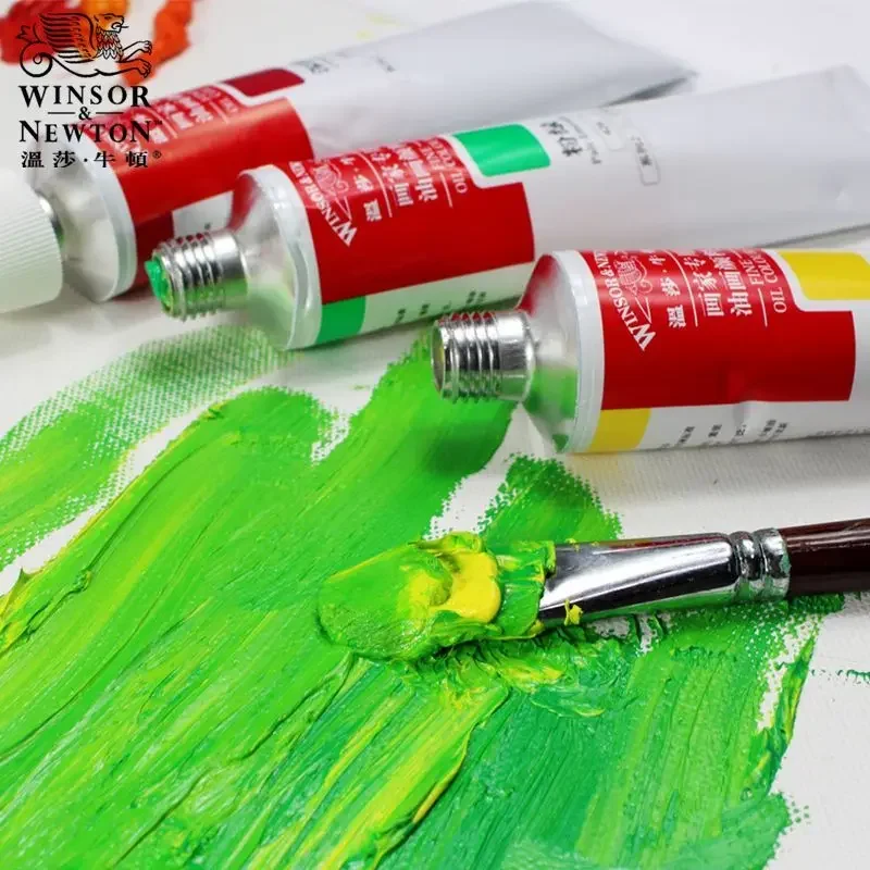 Autentico set di pittura a olio per artista Winsor Newton 12/18/24 colori pigmenti per pittura a olio 12ml tela per pittura a olio per corpo pesante resistente alla luce 5