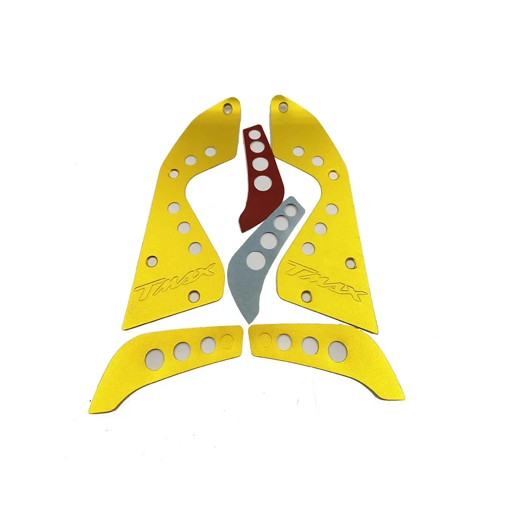Moto TMAX 500 2008-2011 CNC Anteriore Poggiapiedi Rilievi Del Piede Pedale Piastra Pedali Piastra Antiscivolo Zerbino Per Yamaha T-MAX 500 08-11 2