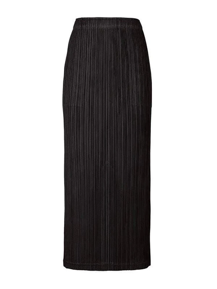 Miyake gonna donna pieghettata moda coreana Stretch Classic Lake Blue gonna a trapezio gonne lunghe dritte stile causale In Stock 6