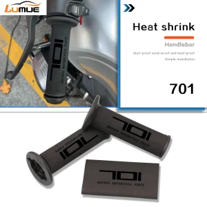 Per Husqvarna 701 Supermoto Enduro 2016-2021 2022 2023 accessori moto manopole antiscivolo termoretraibili con LOGO 701 1