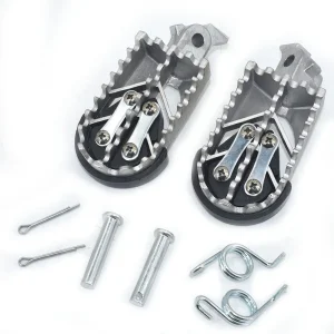 Pedane moto in acciaio inossidabile Pedane Resto per Pit Dirt Motor Bike Pitster Pro XR50 CRF50 CRF70 SSR Thumpstar Motocross 1