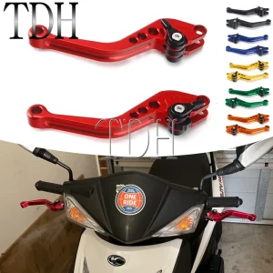 Set leva freno frizione freno in alluminio CNC universale per Yamaha Suzuki Kawasaki Honda Cafe Racer Scooter accessori moto 1