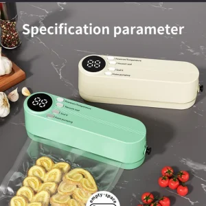 Ricarica Mini macchina per sigillare sottovuoto completamente automatica senza fili Piccola macchina per sigillare plastica portatile per imballaggio alimentare 1