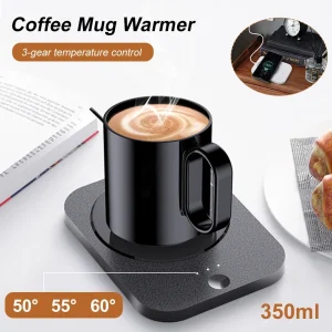 USB Wireless Charging Cup Warmer Pad Coffee Milk Tea Water Mug Heater 3 Gear Temperature Heating Coaster per Home Office Cup Mat 1
