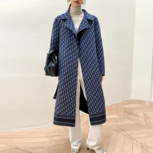 2025 Women's 100% Cashmere Thick Double sided Long Jacket Star Style Classic Multi functional Fashion Suitable for Business 1