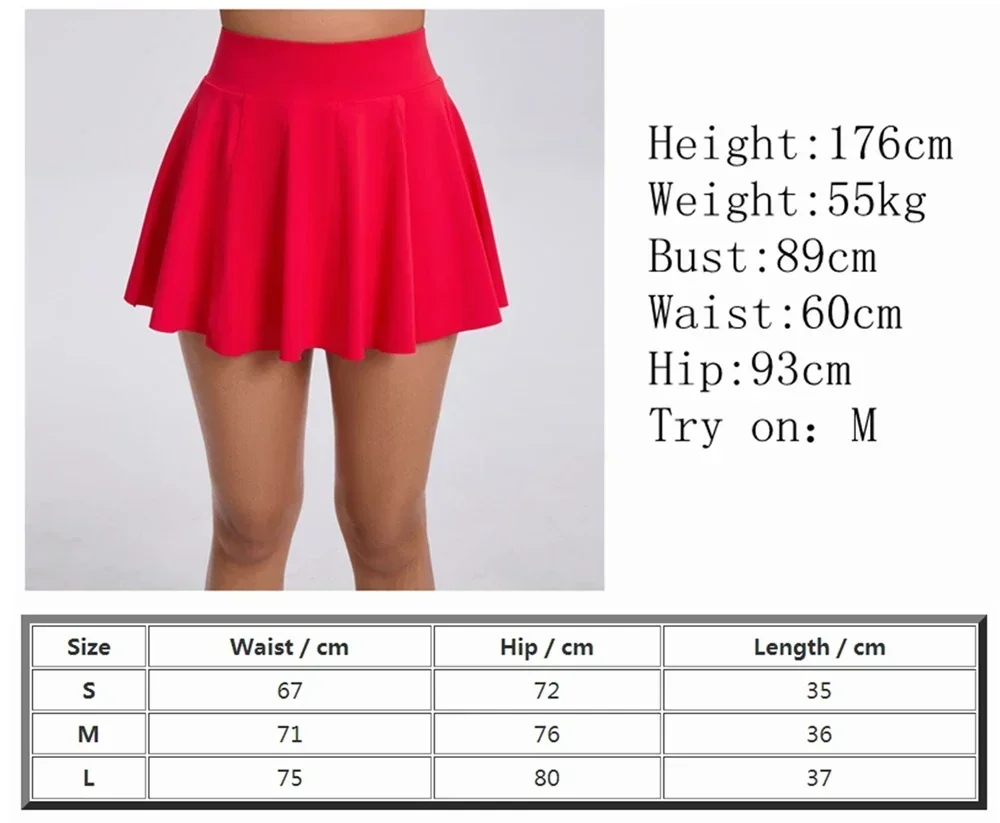 Gonna da Tennis pantaloncini abbigliamento sportivo da donna 2024 abbigliamento da palestra abbigliamento da Yoga pantaloncini Push Up bottino bianco nero rosso Navy verde caffè giallo 6